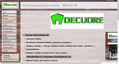 Desktop Screenshot of decuore.es